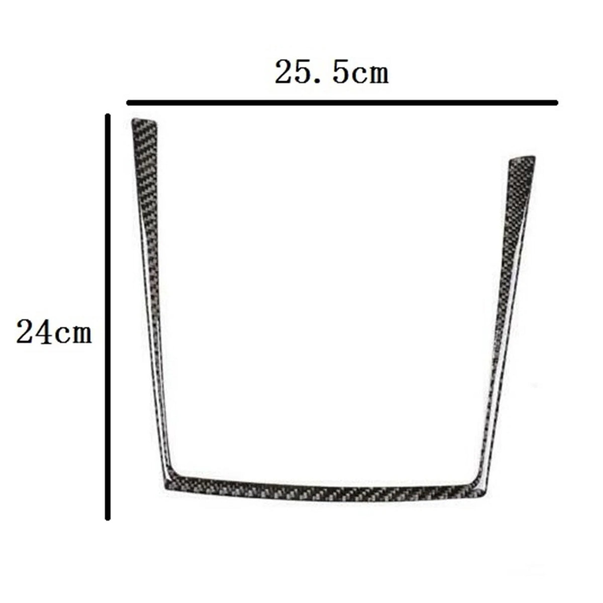 Carbon Fiber Water Cup Holder Frame Cover Trim B634