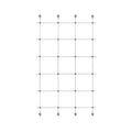 8 ft. x 3 ft. Stainless Steel Wire Rope Plant Trellis Kit V9756