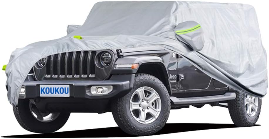 6 Layers SUV Car Cover with Zipper Door B6848