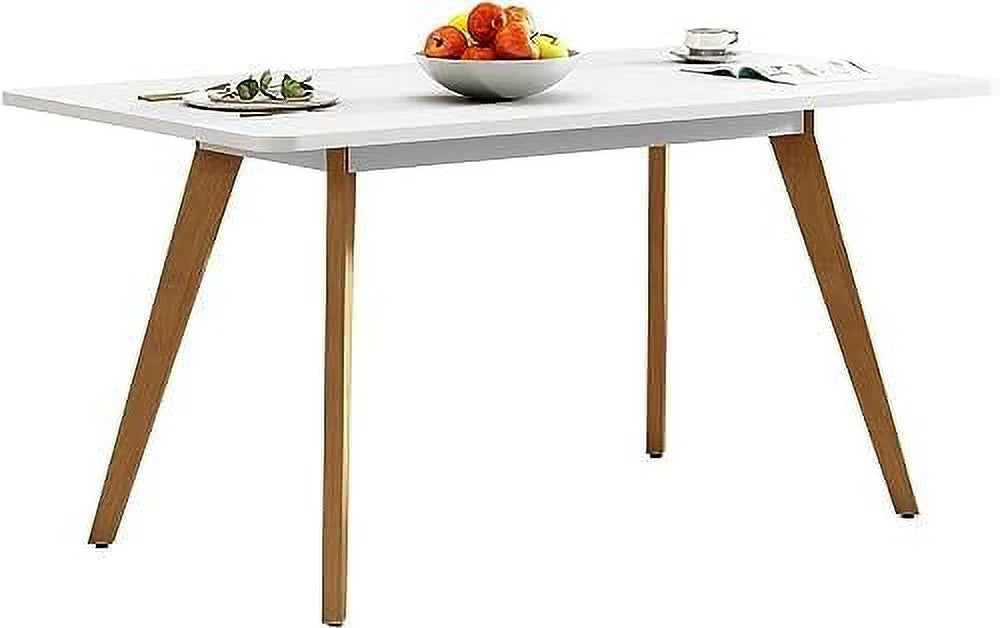 47.2" Rectangular Dining Table with Wood Legs E912071