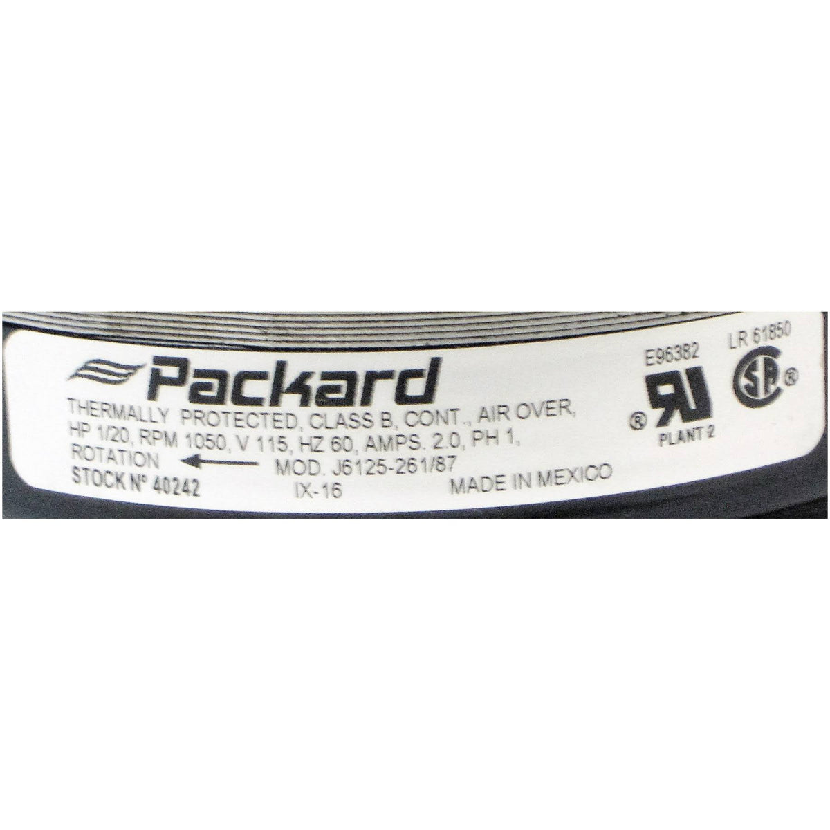 1/20 HP 115V Motor Z9573