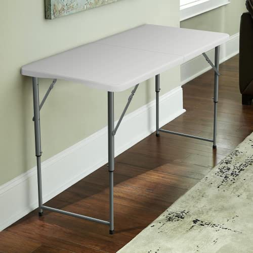 8 Foot Plastic Folding Picnic Table with Carry Handle N53889