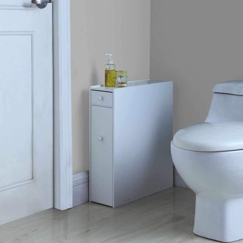 Black Bathroom Floor Cabinet Y209484