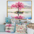 Gold Floater Frame Canvas Painting U54039