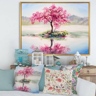 Gold Floater Frame Canvas Painting U54039