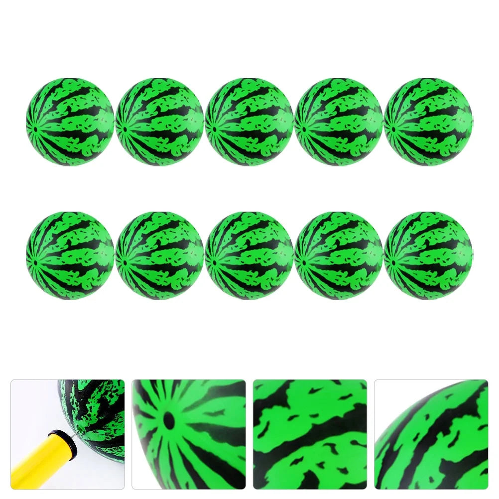 10pcs Inflatable Watermelon Beach Balls C7230