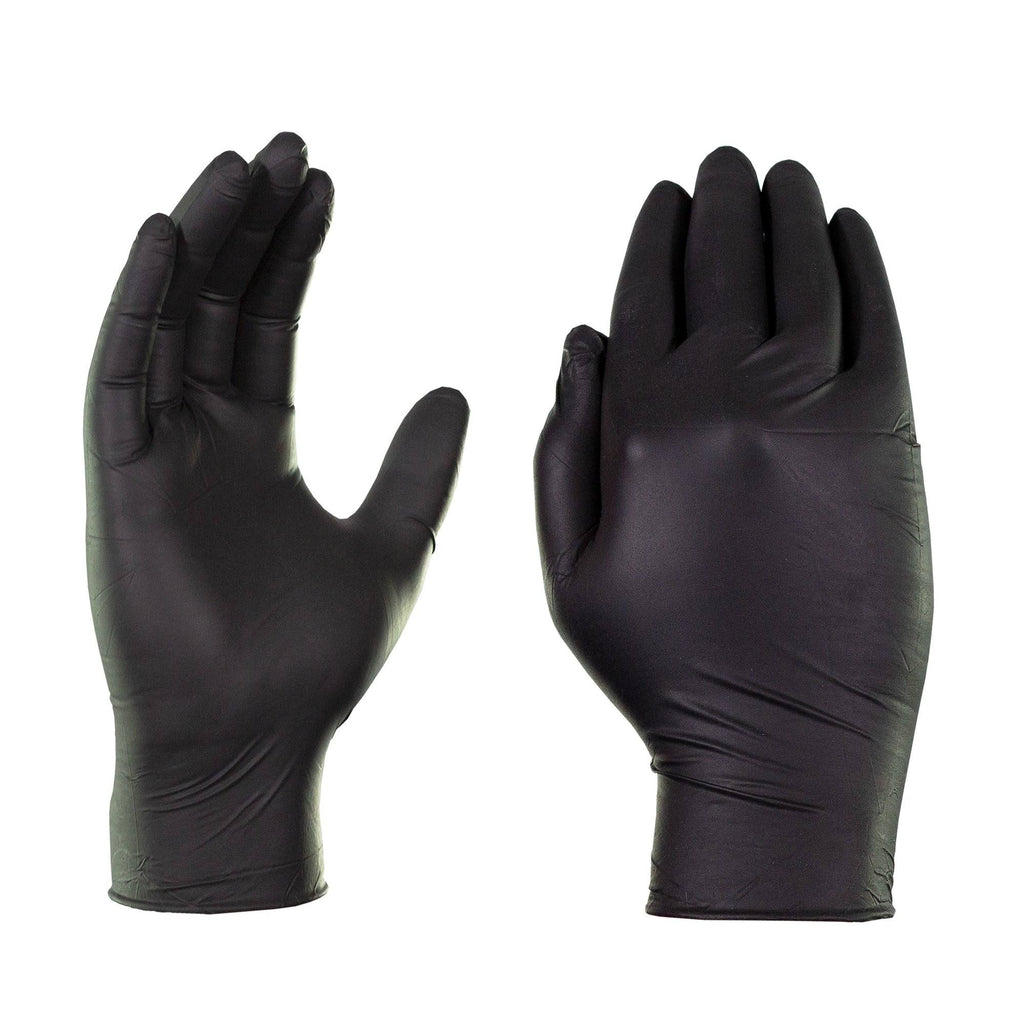 Black Nitrile Exam Gloves (Case of 1000) - Small L337