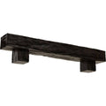 Riverwood Faux Wood Fireplace Mantel Kit with Alamo Corbels, Premium Walnut J172