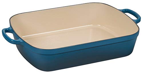 Enameled Cast Iron Rectangular Roaster, 7 qt. U1268