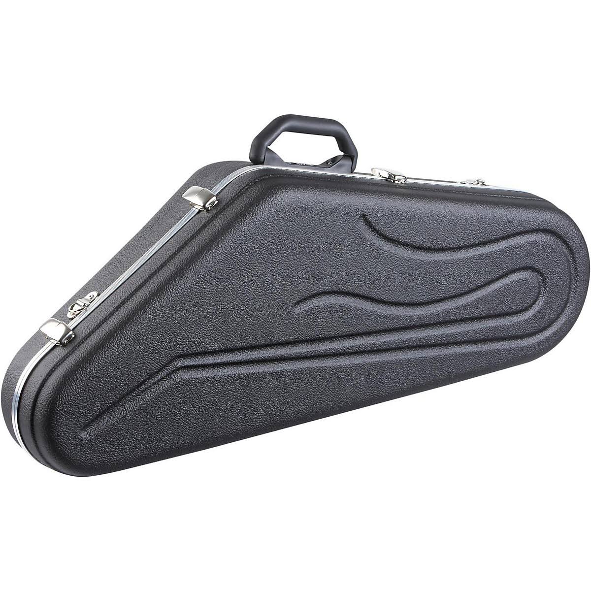 Tenor Sax Case Black Shell Blue Interior F7243