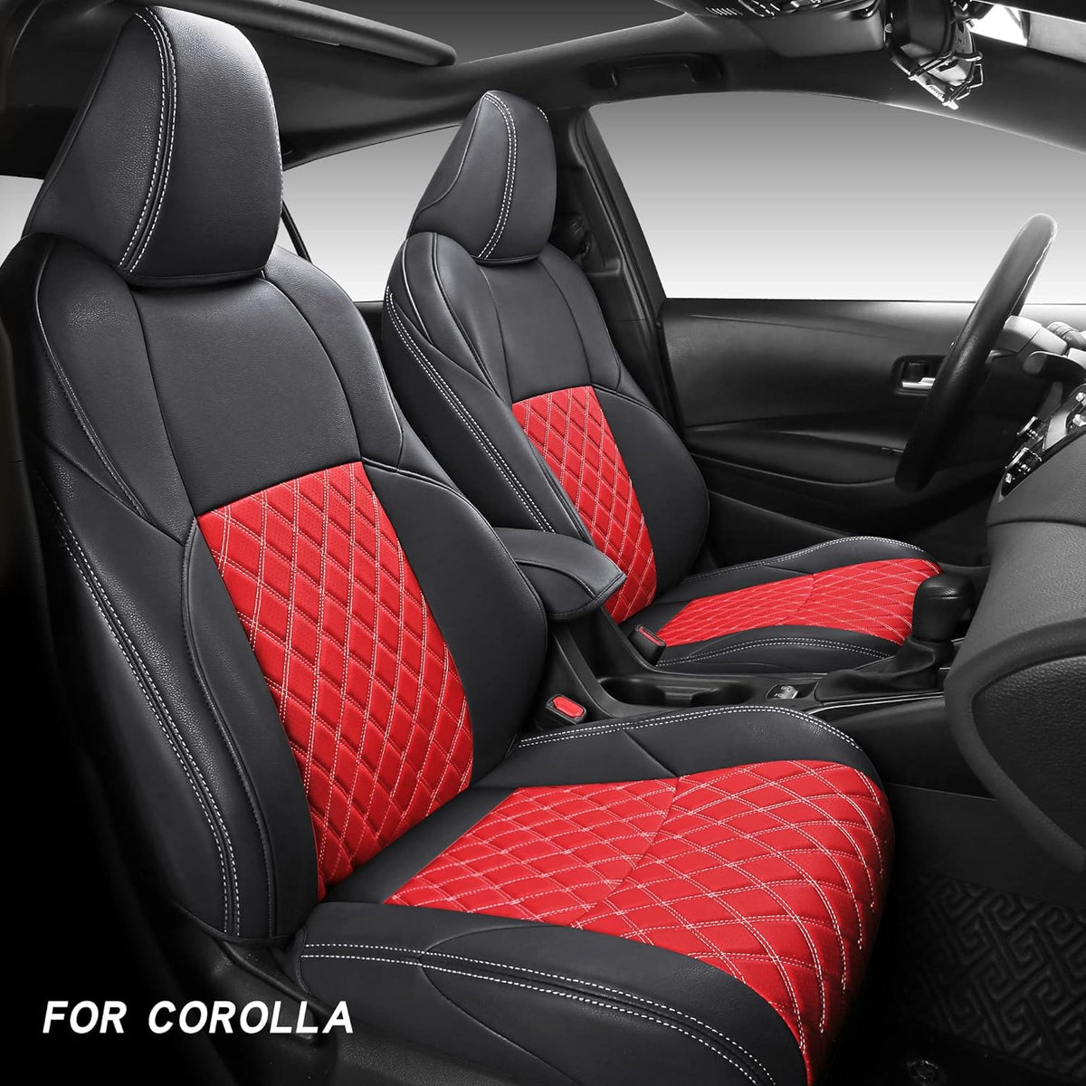 Faux Leather Full Set Car Seat Covers N959597