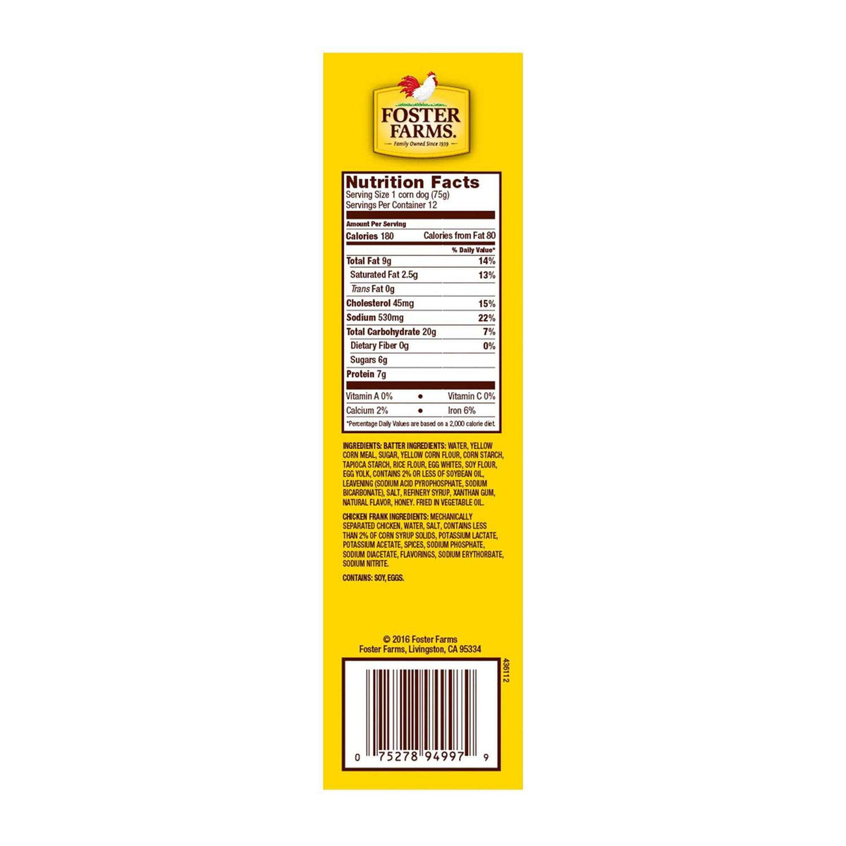 Honey Crunchy Corn Dogs G4831