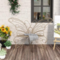 50 Inches Outdoor Bench with Iron Metal Frame K508