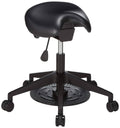 Saddle Swivel Stool with Plastic and Vinyl E568