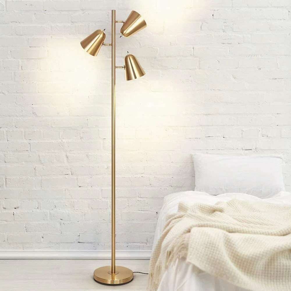 Adjustable Floor Lamp Gold W963