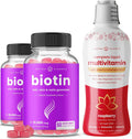 Biotin Gummies and Liquid Multivitamins Y3542
