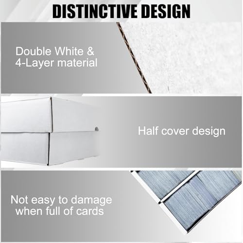 5 Pack 3200 Count White Cardboard Storage Box with Divider T99880