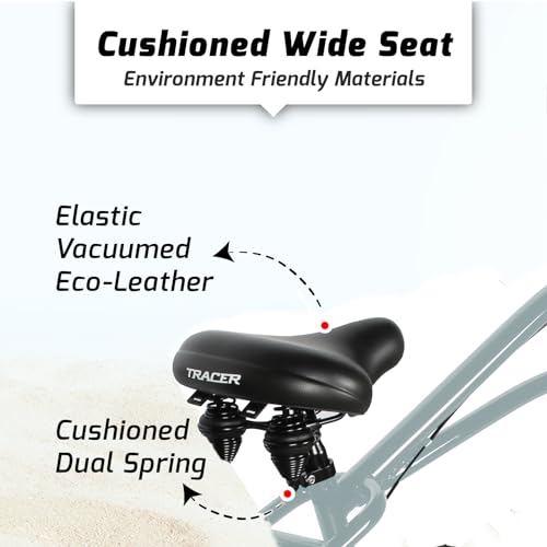 Stretch Beach Cruiser Bike with 7 Speed, Alloy Fat Rims and Fat Tires D87401
