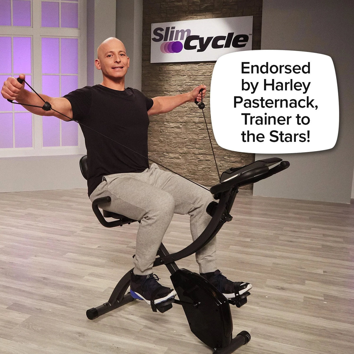 Folding Indoor Exercise Bike D2933