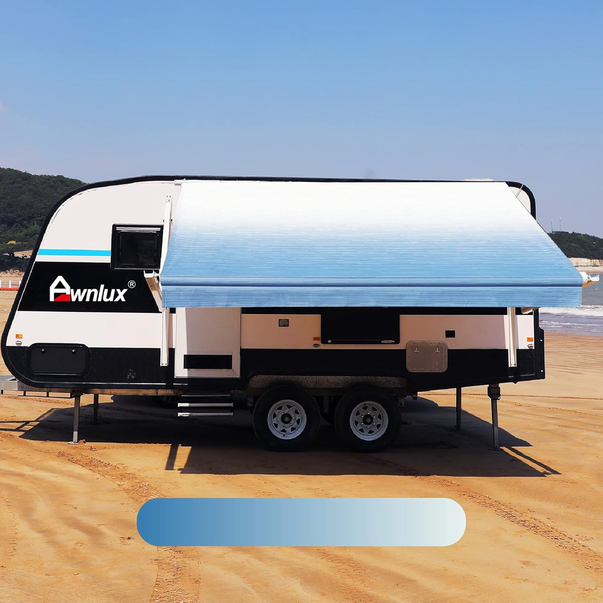 Heavy Duty Weatherproof 4-Ply Vinyl RV Awning Fabric Replacement U98301