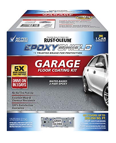 Gloss Gray Garage Floor Coating Kit V886043
