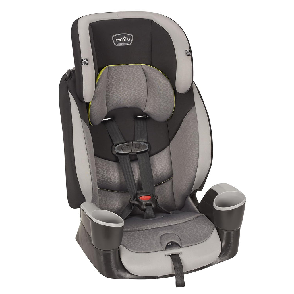 Granite Gray Polyester Highback Booster Car Seat D78391