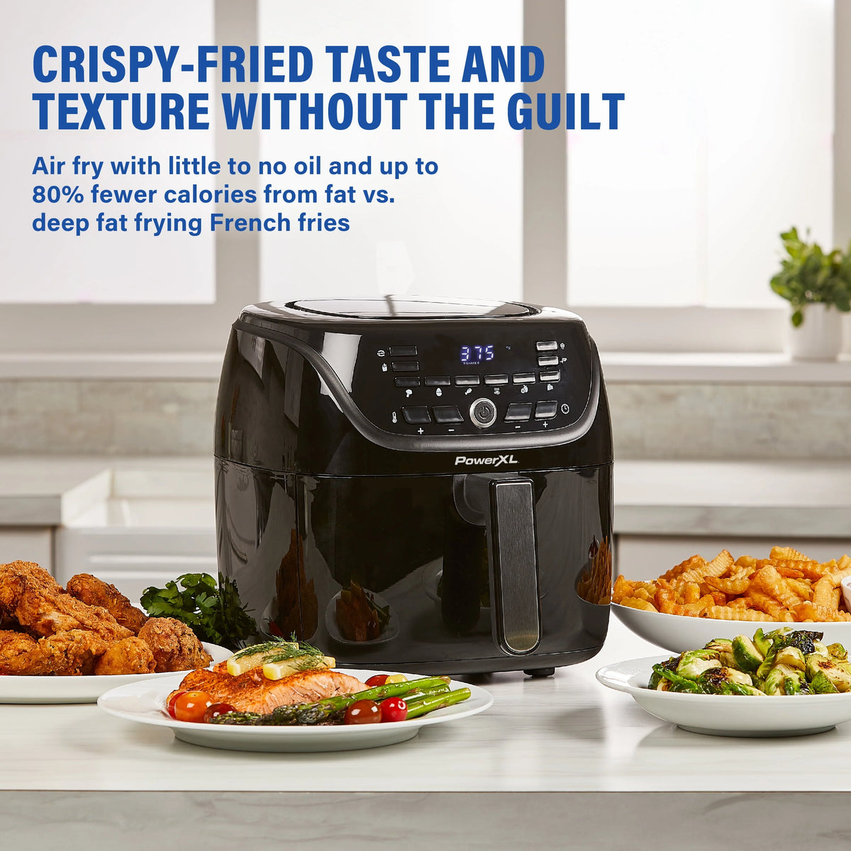 Black 6-Qt Digital Air Fryer T64174