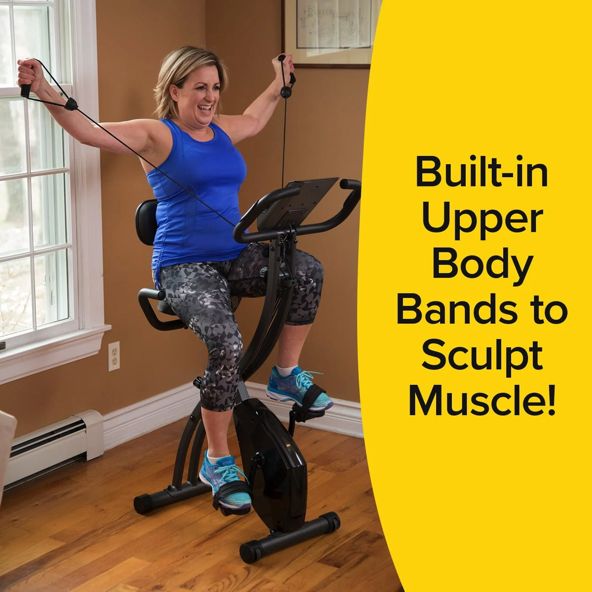 Folding Indoor Exercise Bike D2933