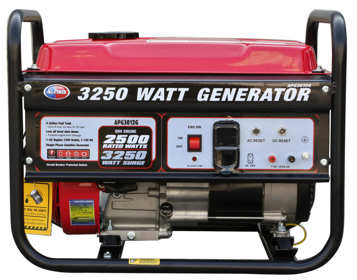 3250 Watt Gas Powered Portable Generator T577