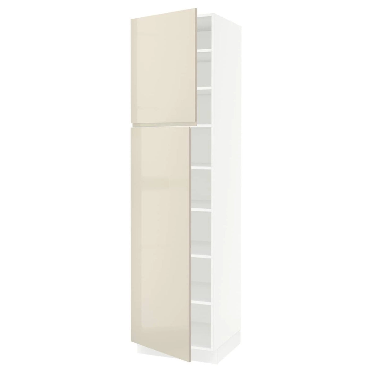 High Cabinet with shelves/2 Doors, white F92401