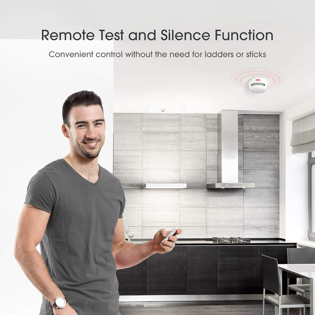Remote Controller for Wireless Smoke & Carbon Monoxide Detector Alarms L966