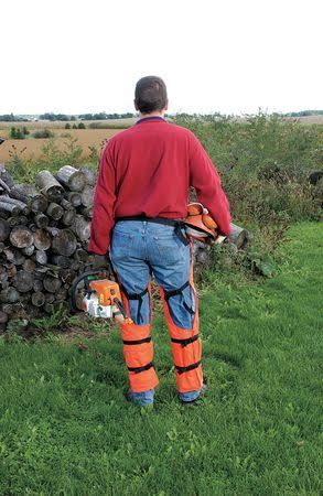 Orange Chain Saw Chaps, 36 in G250472