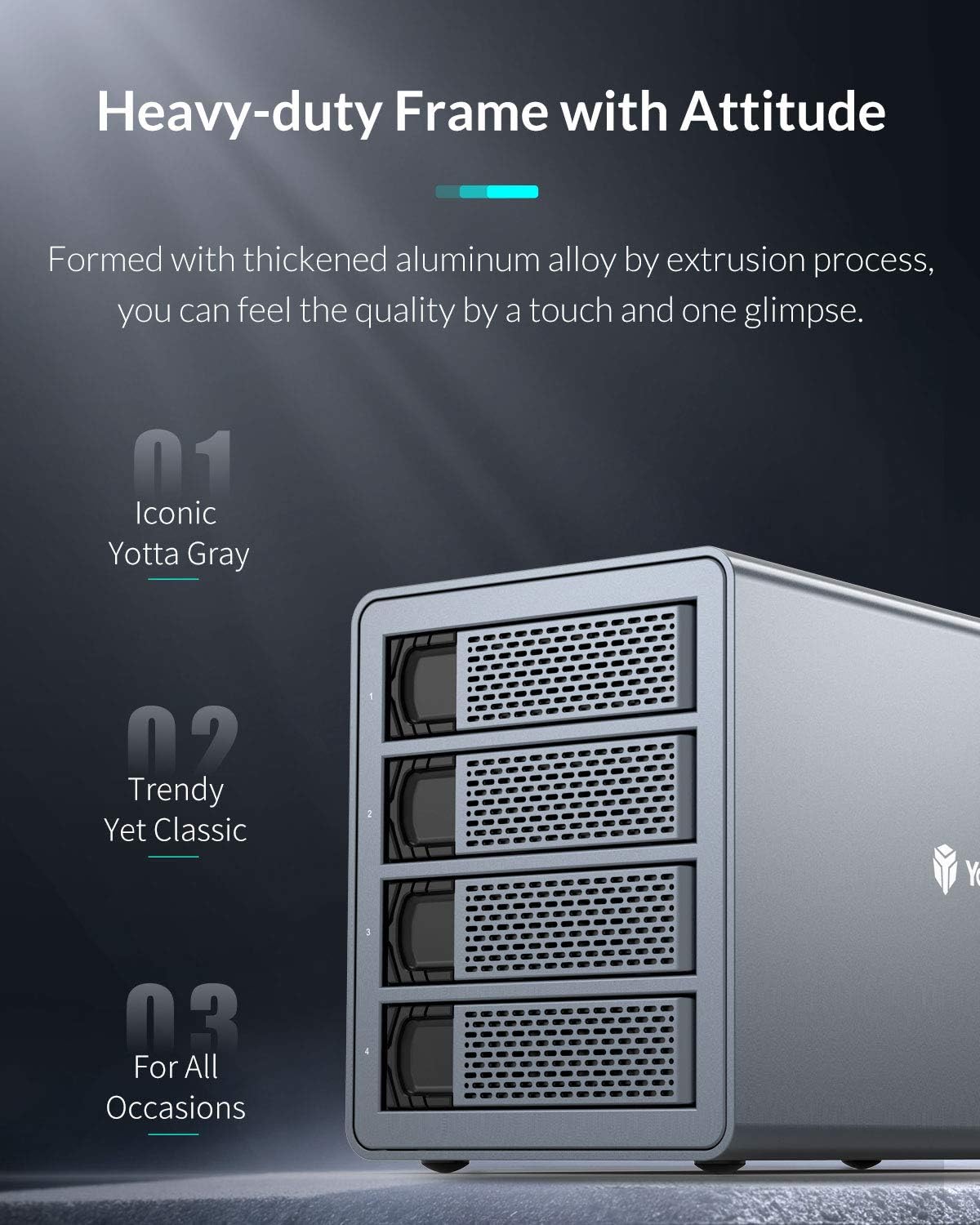 4 Bay Type-C Hard Drive Enclosure G554295
