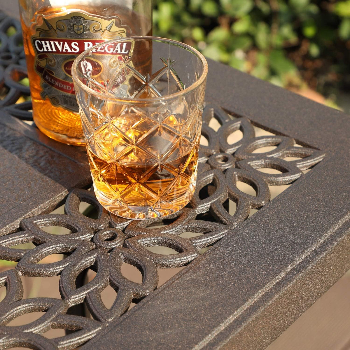 Rectangle Cast Aluminum Patio Coffee Table Z484