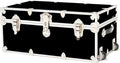 Large Black Storage Trunk with Wheels X78697