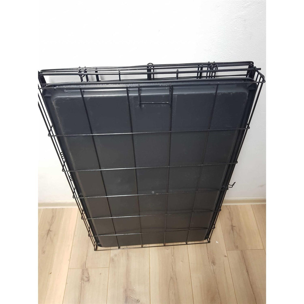 Foldable Metal Wire Dog Crate with Tray G3839