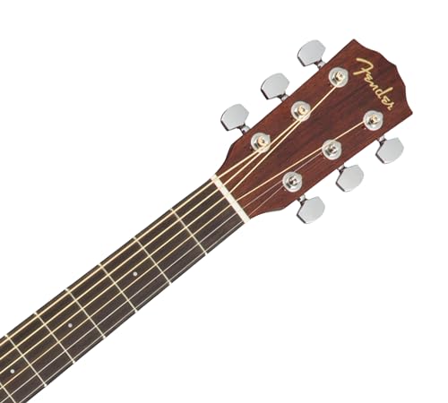Solid Top Dreadnought Acoustic Guitar Bundle with Hard Case, Tuner, Strings, Picks L6725