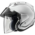 Aluminum Silver Open Face Motorcycle Helmet XXL O5233