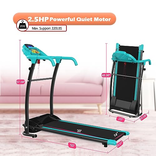 2.5 HP Portable Electric Folding Treadmill A7506