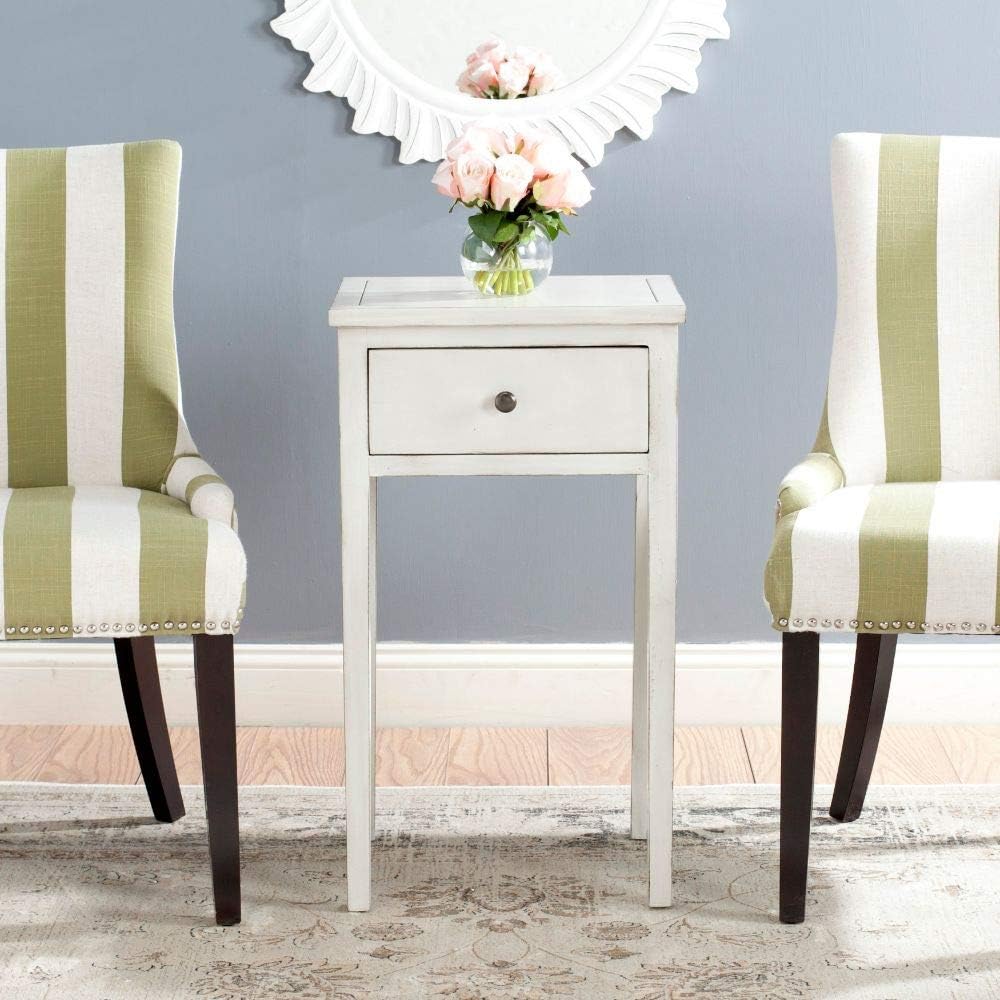 French Grey End Table V8174