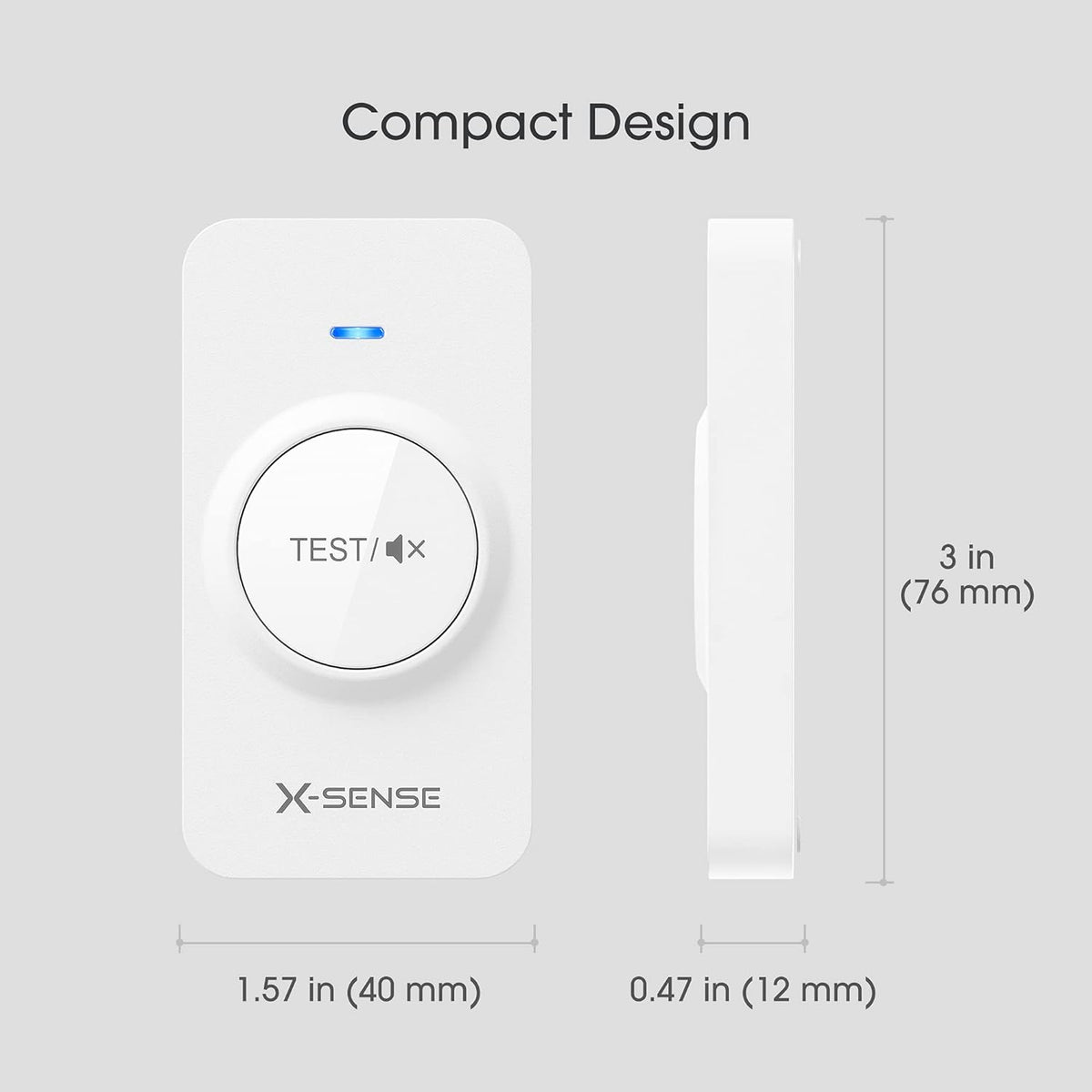 Remote Controller for Wireless Smoke & Carbon Monoxide Detector Alarms L966