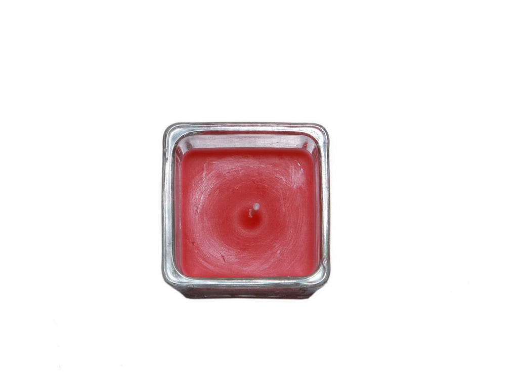 Square Glass Votive Candle U9954