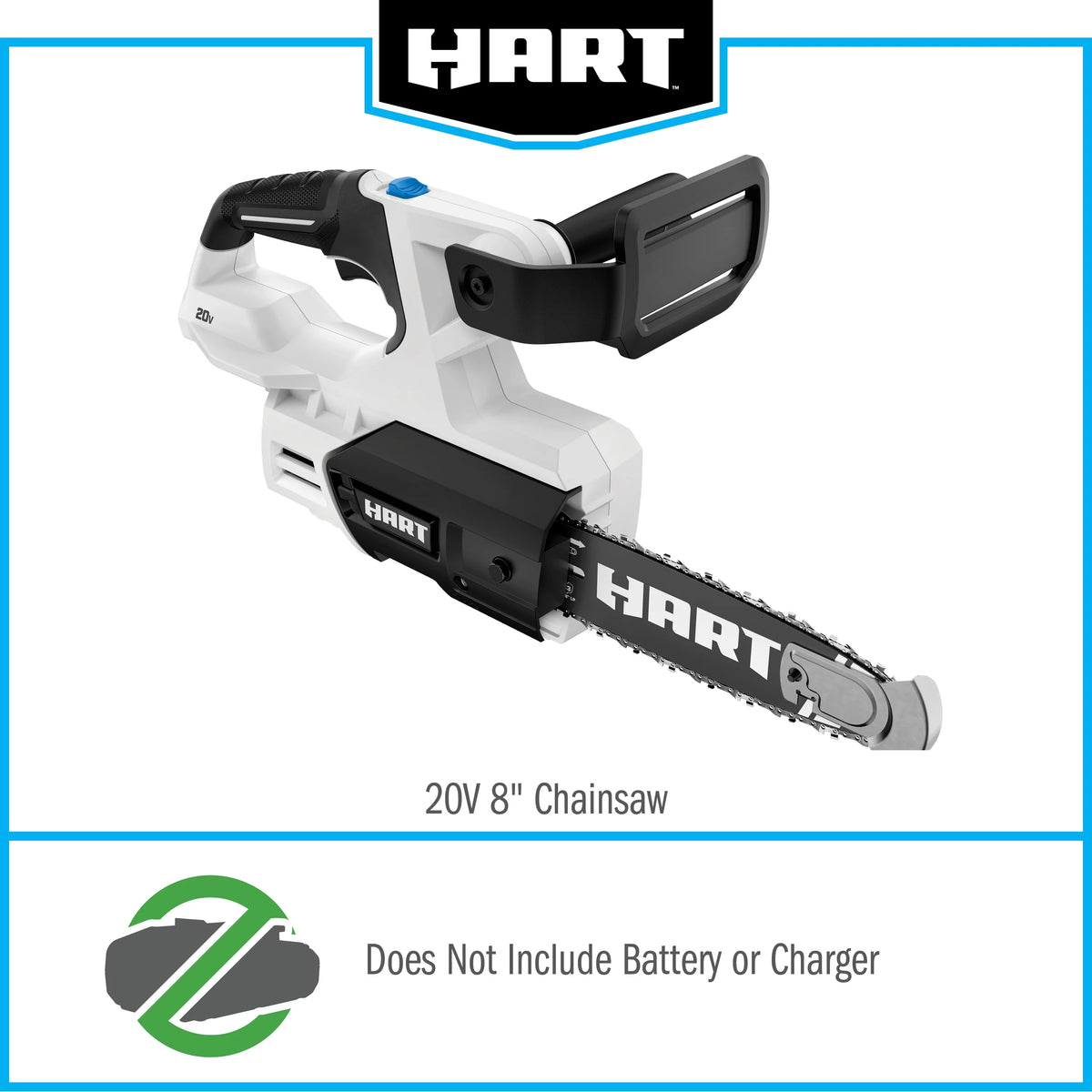 20-Volt 8-inch Battery-Powered Pruning Chainsaw Kit with 2.0Ah Lithium-Ion Battery I20587