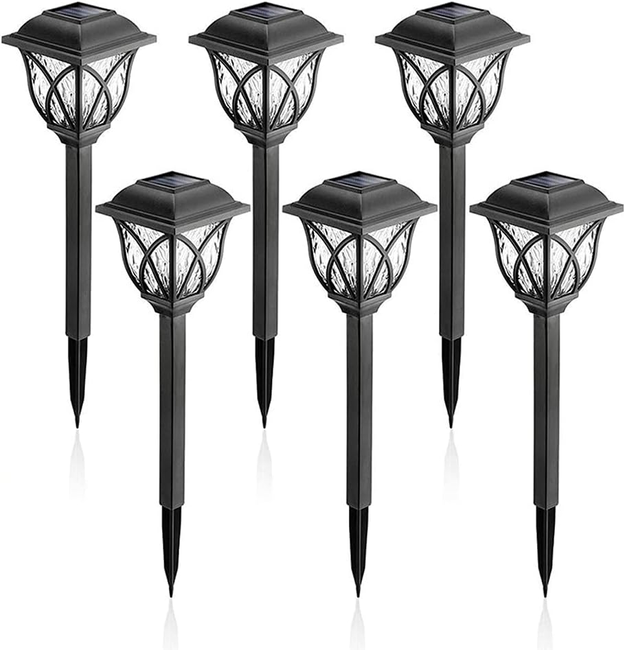 6PC Warm White Solar Outdoor Lights D2205