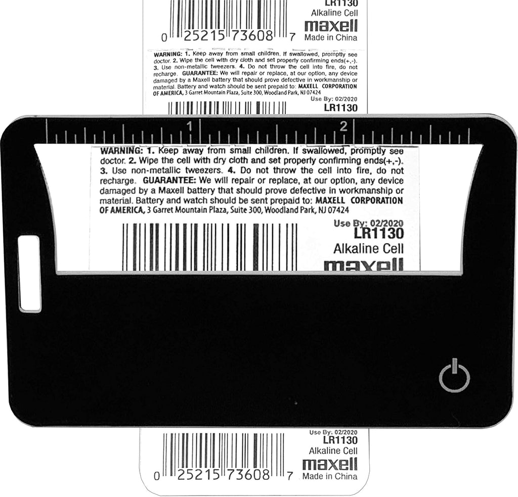 6X 3X Pocket Magnifier with Light S8693