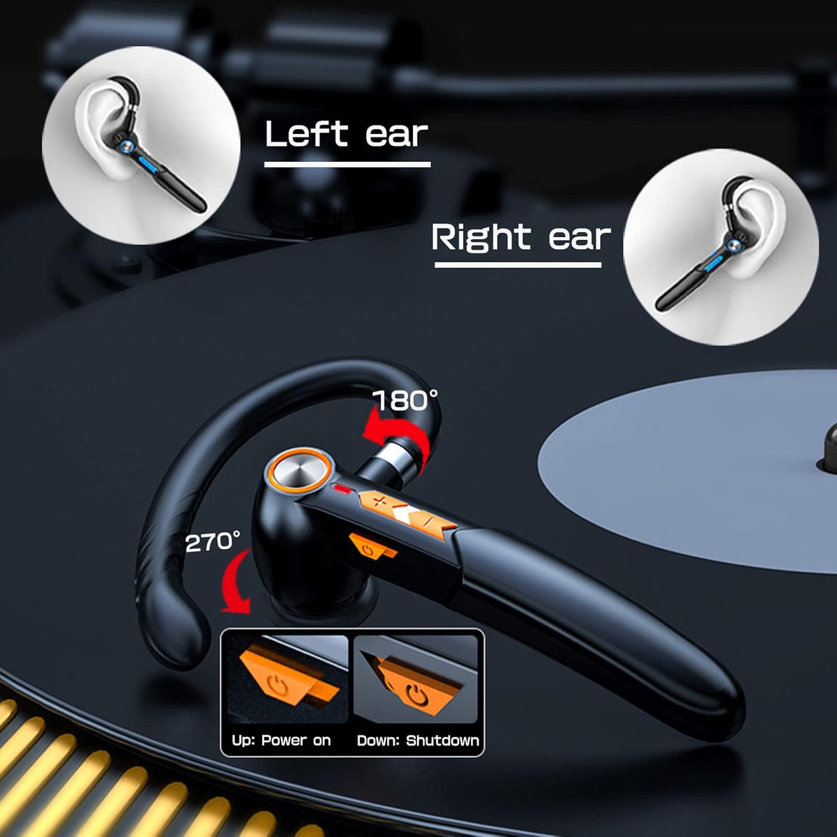 Bluetooth Wireless Headphones with Mic D14418