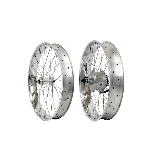 26" Internal 3 Speed Aluminum Double Polish FAT Rim Wheel Set T396778