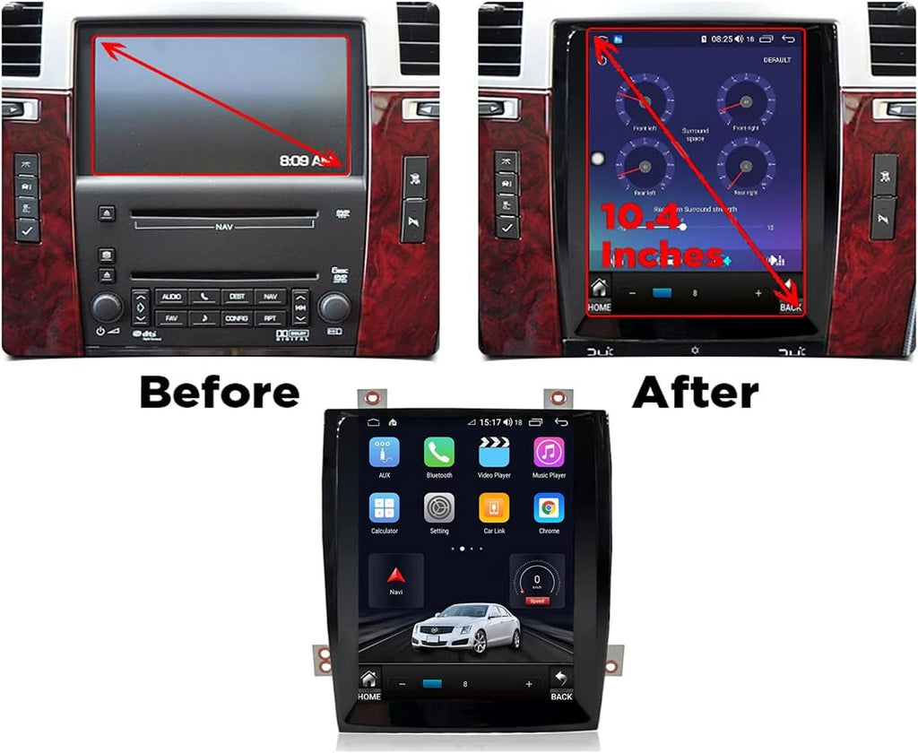10.4inch Touch Screen Radio Navigation with Wireless Carplay Android Auto Z90644