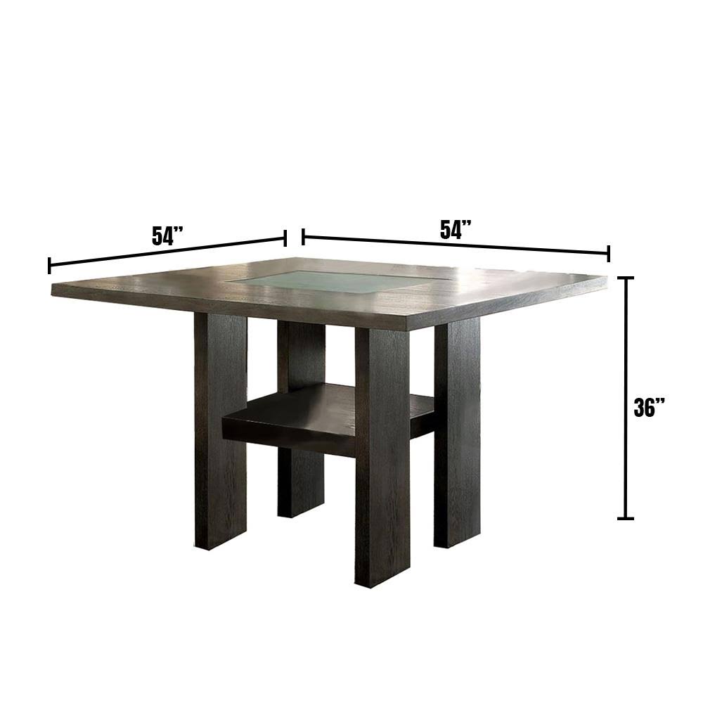 Gray Counter Height Table U485316