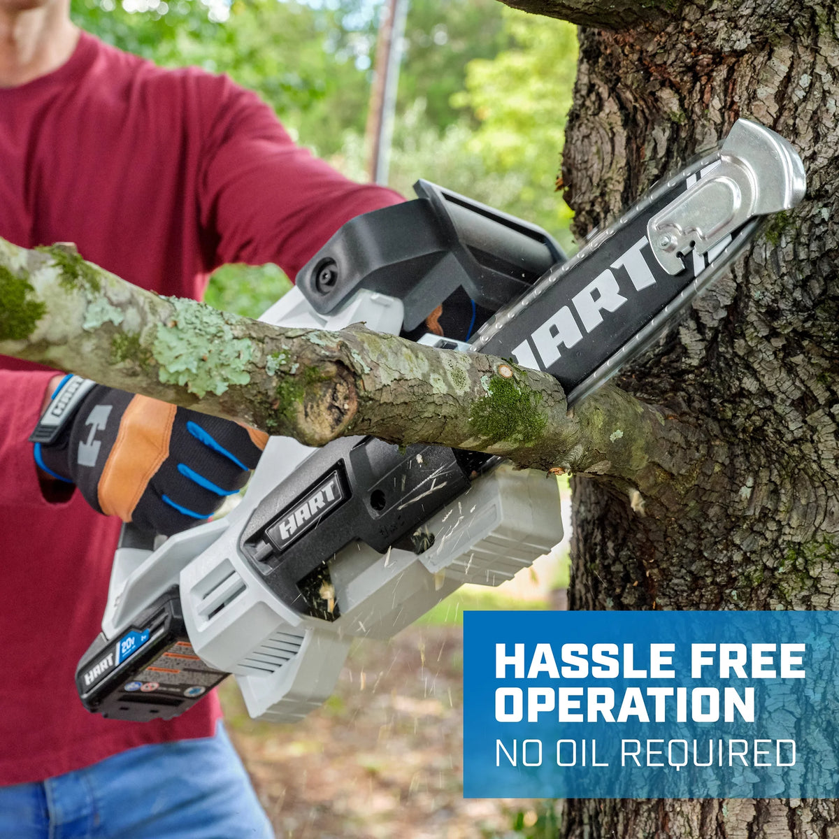 20-Volt 8-inch Battery-Powered Pruning Chainsaw Kit with 2.0Ah Lithium-Ion Battery I20587